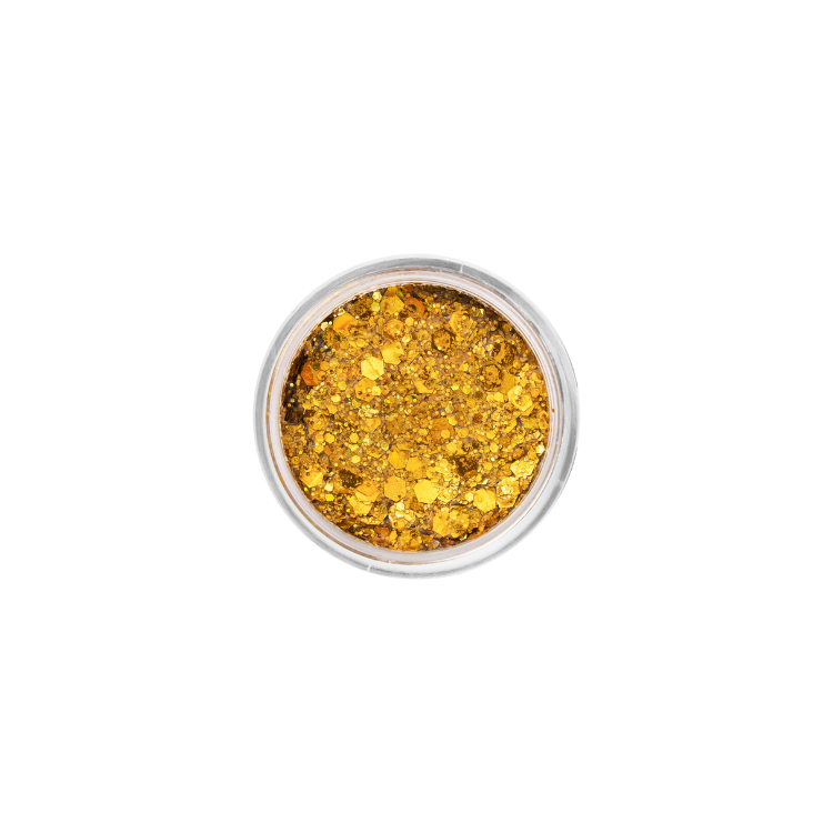 Chunky glitter cream gold mellow