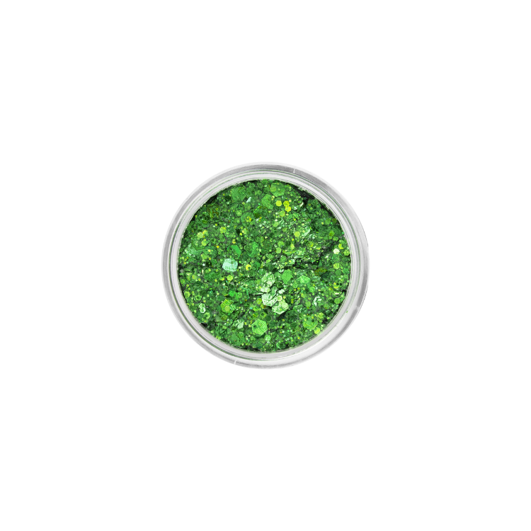 Chunky glitter cream enchanted green