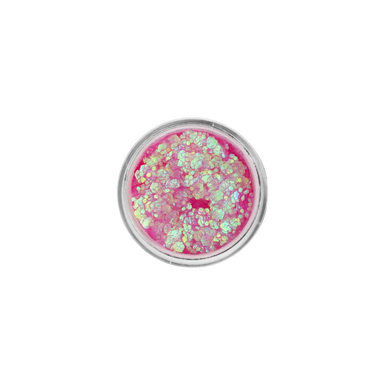 Chunky glitter cream flamingo pink chameleon