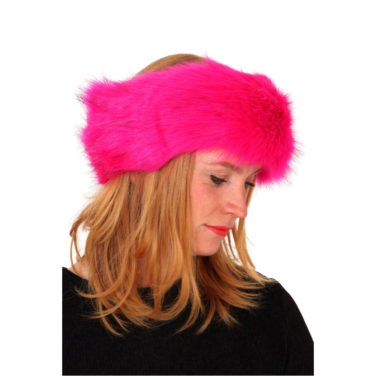 Haarband Bont Roze