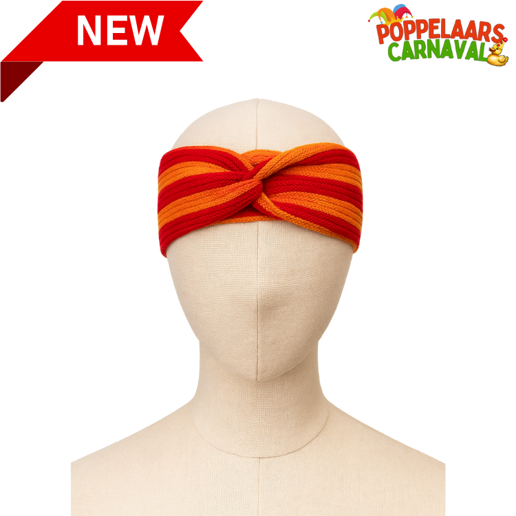 Hoofdband Rood Oranje